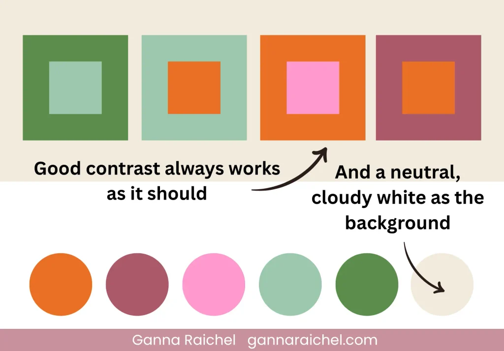 How I choose a color palette